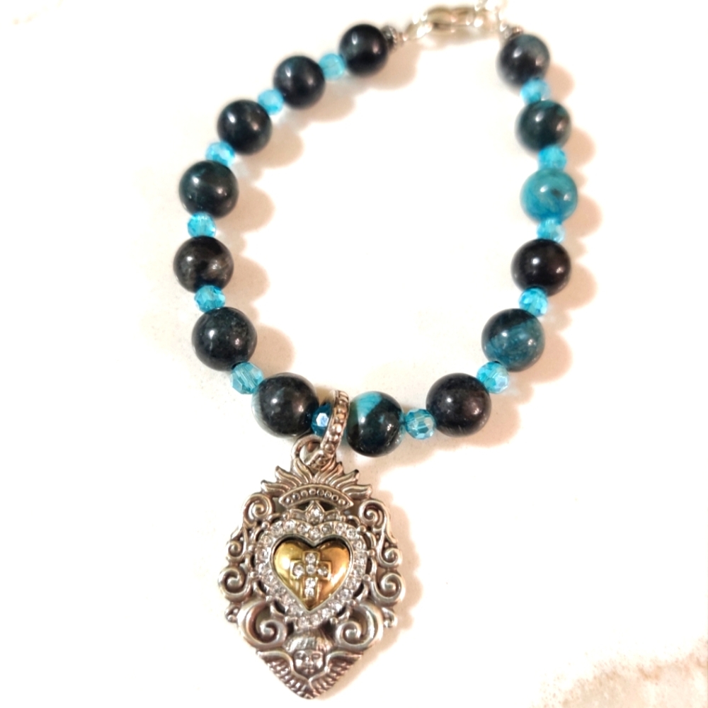 Brighton Sacred Heart Cross Bracelet